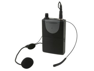 Mikrofon nagłowny Qtx QHS-864.8 + nadajnik na pasek UHF QXPA-plus i PAV8 864,8 MHz