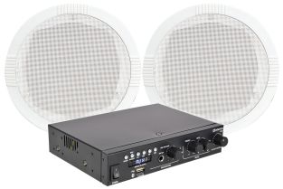 Achtergrond muziek set met  2 inbouw speakers
