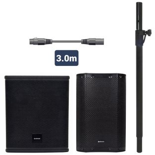 Citronic MonoSound A CS810A-bundel Subwoofer en Topspeaker