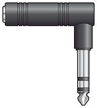 KosmitMusic, wtyk stereo 6,3 mm, kątowy > wtyk stereo 6,3 mm