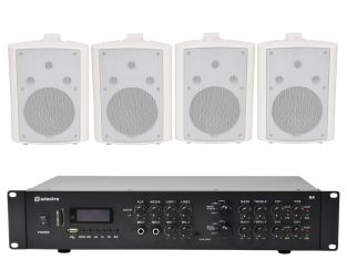 Zestaw głośników wewnętrznych Adastra 3 + wzmacniacz Bluetooth A4 USB/SD 800W