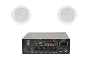 Adastra Shop 3 plafond inbouw speakerset voor winkels