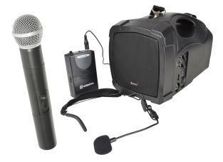 Przenośny system PA Adastra H25B z Bluetooth, zestawem słuchawkowym i mikrofonem 50 W
