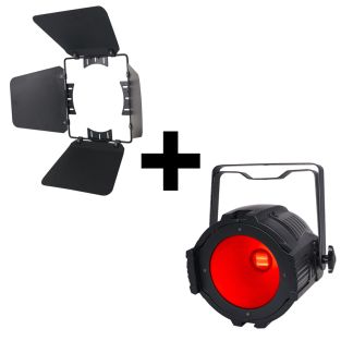 Reflektor LEDJ Performer 200 Quad 200W RGBW COB z Barndoor