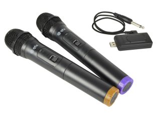 Podwójny bezprzewodowy mikrofon USB QTX U-Mic UHF 863,2 MHz + 864,8 MHz
