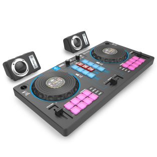 iDance Audio XD301 7-in-1 DJ Mixer met BT en speakers
