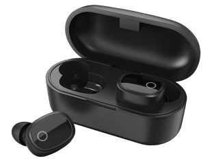 Słuchawki douszne Bluetooth AV:Link Sound Shells w kolorze czarnym z ładowarką