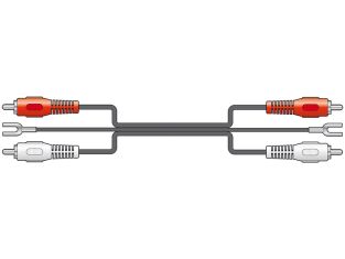 Kabel uziemiający RCA do gramofonu AV:Link z przewodem uziemiającym o długości 1,2 m