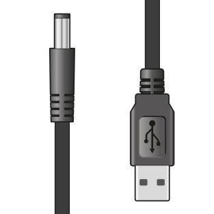 Kabel zasilający AV:Link USB 2.0 do 2.1 x 5,5 mm 5 V DC