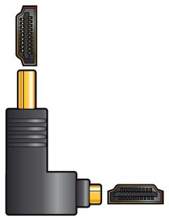 AV:Link HDMI Wtyczka kątowa