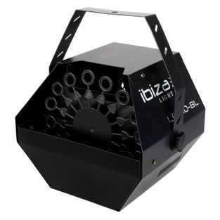 Ibiza Light LBM10BAT-BL przenośna, zasilana akumulatorem maszyna do robienia baniek mydlanych