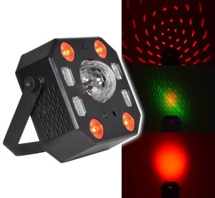 QTX Pentaflash 5 w 1 LED i efekt świetlny laserowy