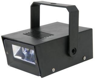 Qtx Mini stroboskop LED zasilany bateryjnie