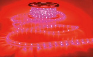 Łańcuch świetlny LED Lyyt 50 metrów czerwony