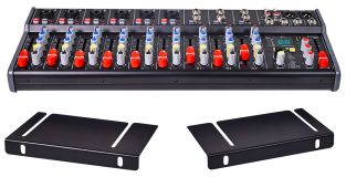 Mikser Citronic CSR-63 do montażu w szafie rack, 9 kanałów DSP+BT, 6 mono + 3 stereo