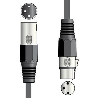 Kabel oświetleniowy DMX KosmitMusic różne rozmiary