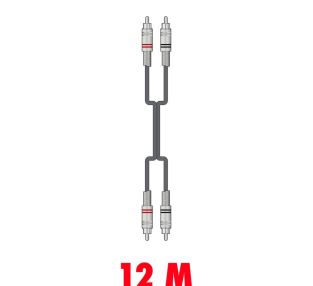 Chord 2R-2R1200 Professional RCA - kabel RCA 12,0 m