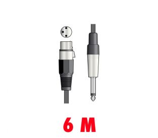 Chord XF0600 Budget XLRF - kabel Jack męski 6m