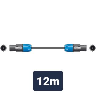 Kabel głośnikowy Speakon 12 metrów