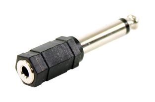Adapter wtyczki 1x Mono Jack 3.5 na Stereo Jack 6.3