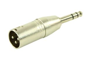 Adapter wtyczki XLR męski na 6.3 Jack Stereo