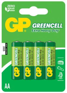Zestaw 4 baterii GP Greencell AA 1,5 V