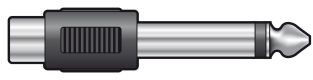 Wtyczka jack mono KosmitMusic 6,3 mm - złącze RCA