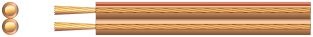 Kabel głośnikowy Mercury Economy przezroczysty 2x 1,5 mm 100 m