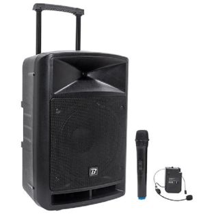 Głośnik BoomTone DJ Travelsound 12VHF BT z mikrofonem i zestawem słuchawkowym