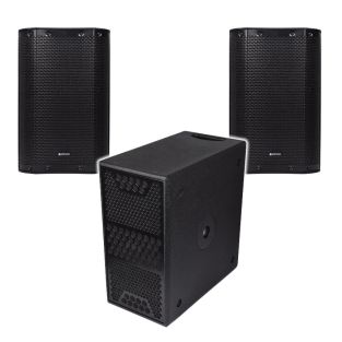 Zestaw CASA2.1 800 W RMS z 8-calowymi głośnikami i kompaktowym subwooferem