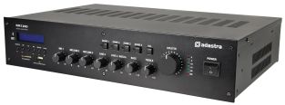 Odnowiony wzmacniacz miksujący Adastra RM120D 100 V z DAB+ BT USB/SD