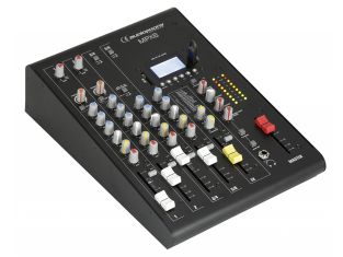 Audiophony MPX6 6-kanałowy mikser do występów na żywo z efektami i odtwarzaczem USB/SD/BT