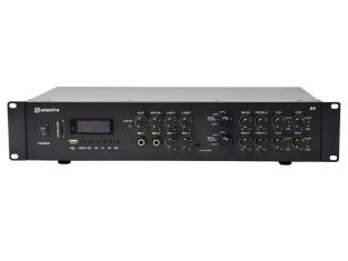 Wzmacniacz stereo PA Adastra A4 4x 200 W Bluetooth Połączenie mikrofonowe