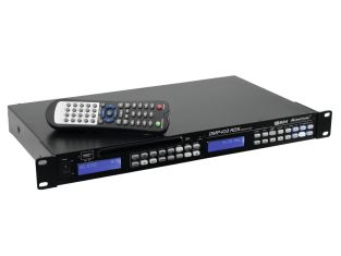 Odtwarzacz CD/multimediów Omnitronic DMP-103RDS z pilotem, radiem FM i USB
