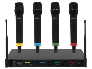 W Audio RM Quartet 4-kanałowy bezprzewodowy system mikrofonowy UHF