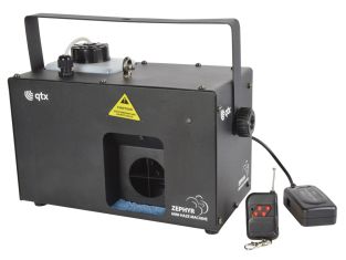 Odnowiona maszyna do wytwarzania mgły QTX Zephyr Haze 300W z pilotem