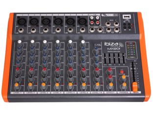 Ibiza Sound MX801 8-kanałowa konsola mikserska studyjna