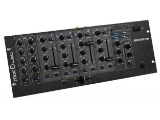 JB Systems MIX6USB 6-kanałowy mikser DJ z interfejsem USB