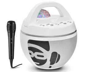 Głośnik Bluetooth iDance Audio Party Ball BB10WH z kulą dyskotekową