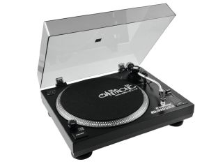 Omnitronic BD-1390USB gramofon DJ z napędem paskowym USB
