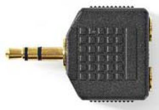 Rozdzielacz jack stereo KosmitMusic 3,5 mm pozłacany
