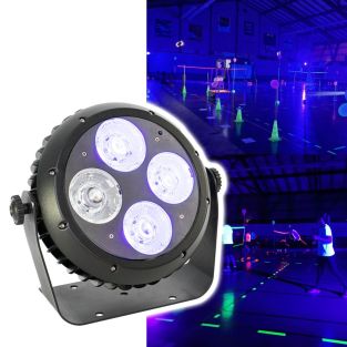 AFX CLUB-UV450-IP Projektor UV PAR sterowany DMX 4x50W IP65