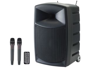 Głośnik Bluetooth Audiophony CR25A-COMBO z USB/SD i 2 mikrofonami UHF