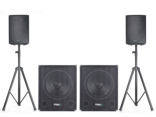IBIZA CUBE1512DUO Aktywny zestaw głośników 2.2 2800W