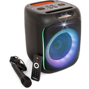 Głośnik Bluetooth Ibiza Sound Cube180 z mikrofonem i efektem świetlnym