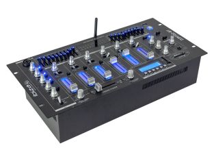 Mikser 6-kanałowy Ibiza Sound DJM102-BT z efektami i odtwarzaczem BT/USB