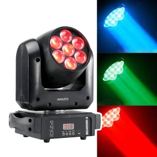 Ibiza E-WASH100 sterowana DMX lampa LED z zoomem i ruchomą głowicą wash