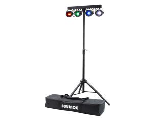 System oświetleniowy Equinox EQLED137 Microbar COB Par z podstawą i torbą transportową