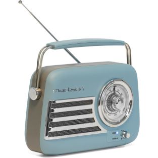 Głośnik retro Madison Freesound VR40BLU w kolorze matowo-niebieskim