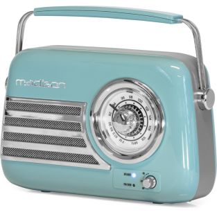 Radio retro z akumulatorem Madison Freesound VR40BL Blue